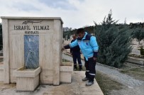 ŞEBEKE SUYU - Karşıyaka Mezarlığında Bakım Onarım