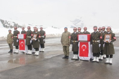 Hakkari'de Şehitleri Uğurlama Töreni