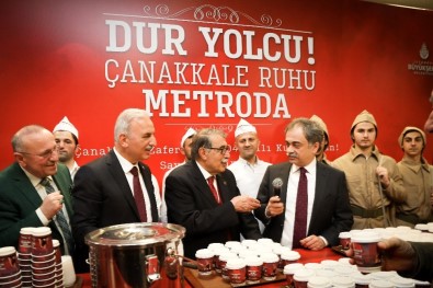 Çanakkale Ruhu Metro İstanbul'da