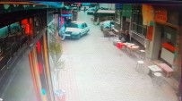 TAHTAKALE - Çocuk Sürücü Ganyan Bayiine Daldı, O Anlar Kameraya Yansıdı Açıklaması 1'İ Ağır 2 Yaralı