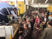 MESUT ÖZAKCAN - Efeler Belediyesi Vatandaşlara Mazı Fidanı Dağıttı