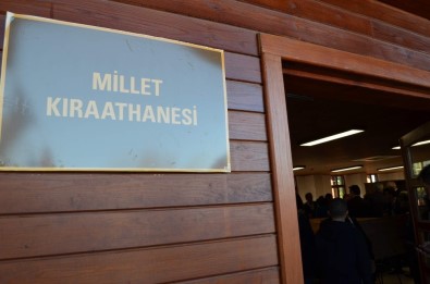 Trabzon'da Millet Kıraathanesi Düzenlenen Törenle Hizmete Açıldı