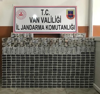 Van'da 4 Bin 180 Paket Kaçak Sigara Ele Geçirildi