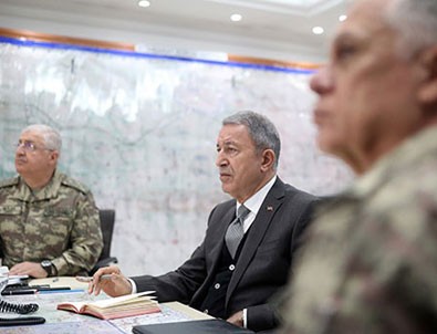 Akar ve TSK'nın komuta kademesi Şırnak'ta