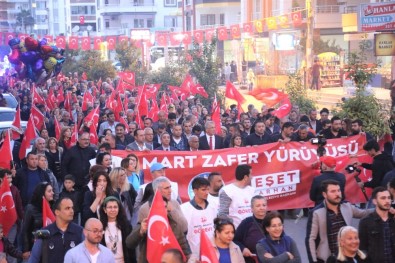 Mezitli Belediyesi'nden Çanakkale Yürüyüşü