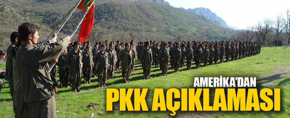 ABD'den terör örgütü PKK açıklaması