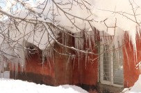 KAR KALINLIĞI - Bitlis'te 70 Köy Yolu Ulaşıma Kapandı, Tek Katlı Evler Kar Hapsinde
