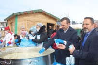 ÇIÇEKLI - Edremit'te 'Geleneksel Ayran Aşı Balık Başı' Şenliği
