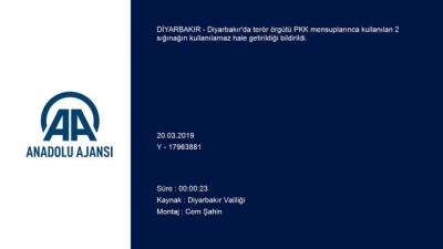 Diyarbakır'da PKK'lı Teröristlerce Kullanılan 2 Sığınak İmha Edildi