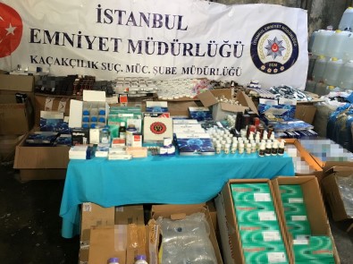 İstanbul'da Yasa Dışı İlaç Operasyonu Açıklaması 14 Gözaltı