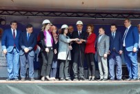 TEMEL ATMA TÖRENİ - Yedigöze Barajı İçme Suyu Hattı'nın Temeli Atıldı