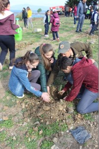Öğrenciler, Dünya Ormancılık Günü'nde Fidanları Toprakla Buluşturdu