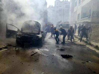 İdlib'de Çifte Patlama Açıklaması 3 Yaralı
