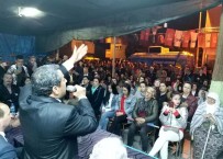PAMUKÖREN - İYİ Partili başkan adayı İstiklal Marşı'nı okuyamadı