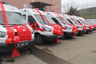 Ordu'ya 6 Yeni Ambulans