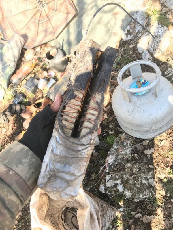 Gabar'da terör örgütünün inlerine girildi