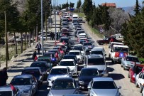 SOSYAL BELEDİYECİLİK - Başkan Ergün Demirci'de Yüzlerce Araçlık Konvoyla Karşılandı