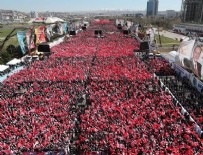 EMINE ERDOĞAN - Cumhurbaşkanı Erdoğan mitinge katışan kişi sayısını açıkladı