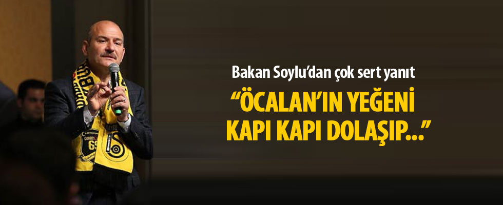 Bakan Soylu'dan çok sert cevap! Öcalan'ın yeğeni kapı kapı dolaşıp onlara oy istiyor