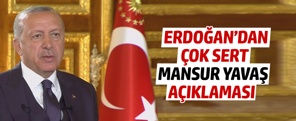 Cumhurbaşkanı Erdoğan'dan çok sert Mansur Yavaş açıklaması