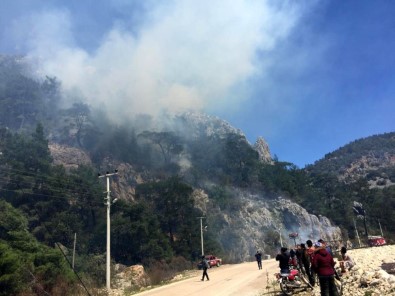 Olympos'ta Çıkan Orman Yangını Söndürüldü