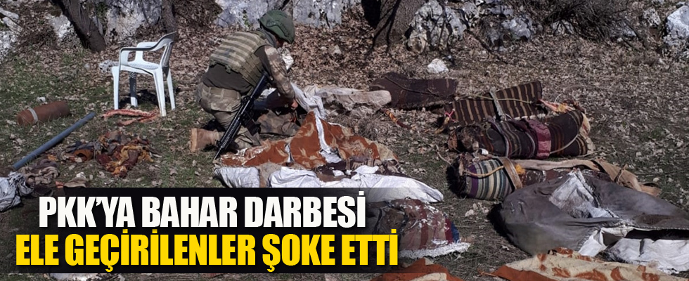 Şırnak'ta terör örgütü PKK'ya ağır darbe