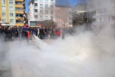 Altınordu Belediye Personeline Yangın Söndürme Eğitimi