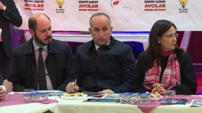 Bakan Kurum, Avcılar'da Kanaat Önderleriyle Buluştu