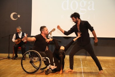 Omurilik Felçlilerinden 'Rüyalar Ve Maskeler' Gösterisi