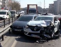 Avcılar'da zincirleme kaza: Edirne istikameti trafiğe kapandı