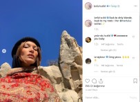 ÖTÜKEN - Ünlü Modelin Kapadokya Çekimine Beğeni Yağdı