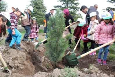 Elazığ'da Öğrencilerle Fidan Dikme Etkinliği