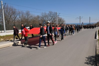 OMÜ'lü Öğrenciler Şehitleri, Aksu-Kocabaş Tepesi'nden Selamladı