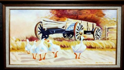 'Ressam Polis' Özgün Çalışmalara İmza Atıyor