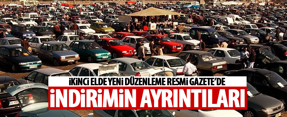 2. el araçta yeni düzenleme!