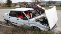 ATATÜRK BULVARI - Kaza Yapan Alkollü Sürücüden İlginç Savunma Açıklaması