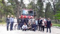 KARAKAYA - Kırgız Ve Rus Heyet Yangın Sonrası Ağaçlandırılan Alanları İnceledi