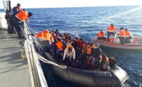 EDİRNE VALİLİĞİ - Lastik Botla Yunanistan'a Geçeceklerdi, Sahil Güvenlik Yakaladı