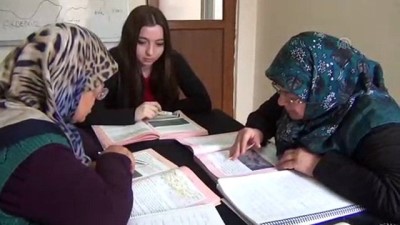 Okuma Yazma Hayallerine 70'İnden Sonra Kavuştular