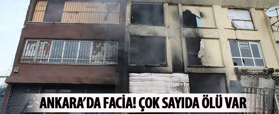 Ankara'da yangın faciası: 5 kişi öldü