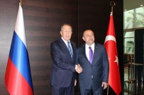 BELEK - Bakan Çavuşoğlu, Rus Mevkidaşı Lavrov İle Antalya'da Bir Araya Geldi