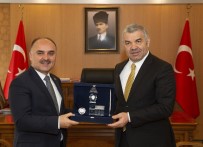 DAĞITIM ŞİRKETİ - Başkan Çelik'ten Vali Günaydın'a Veda Ziyareti