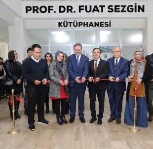 ERÜ'de Prof. Dr. Fuat Sezgin Kütüphanesinin Açılışı Yapıldı