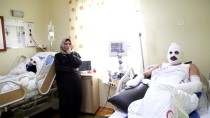 GAZ KAÇAĞI - Gaz Kaçağını Çakmakla Kontrol Eden Çift Hastanelik Oldu