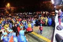 İZMIR MARŞı - Mehmet Tosun'a Yağmur Altında Büyük Destek