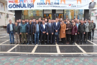 Sendika Temsilcilerinden AK Parti Adayı Müjde'ye Ziyaret