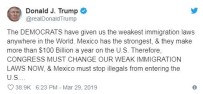 TRUMP - Trump, Meksika Sınırını Kapatmakla Tehdit Etti