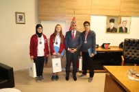 CİZRE FEN LİSESİ - Tunus'taki Yarışmada Dereceye Giren Öğrencilerden Arıcan'a Ziyaret
