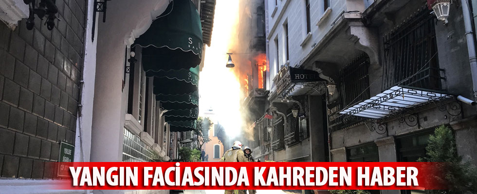 Beyoğlu'nda 5 katlı binada yangın: 4 ölü