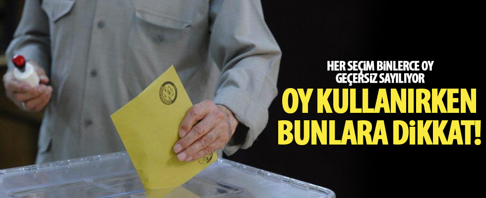 Nasıl oy kullanacaksınız?